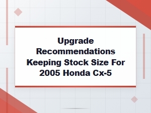 Upgrade Recommendations Keeping Stock Size